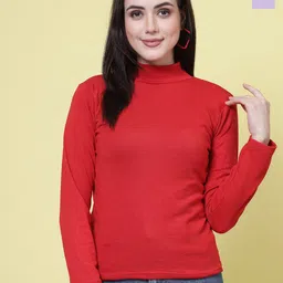 Clora Creation Pack Of 2 High Neck Regular Tops-picture-33