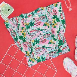 Pantaloons Junior Girls Graphic Printed Flared Sleeves Blouson Top-image-89
