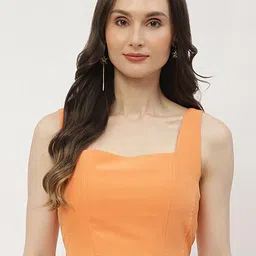 Madame Square Neck Sleeveless Crop Top-picture-40