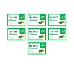 YNB YOURS NATURAL BUDDY Unisex Pack of 7 Organic Tea Tree Handmade Paraben Free Soap-39