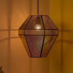 ExclusiveLane Black Contemporary USP Pendant Lamp-image-52