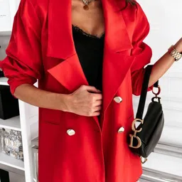 Stylecast X KPOP Notched Lapel Longline Overcoat-24