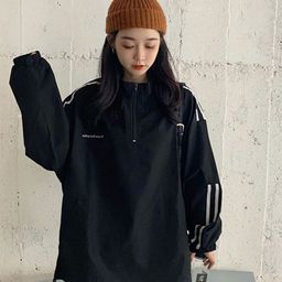 LULU & SKY Women Mock Collar Pullover Sweatshirts-image-7