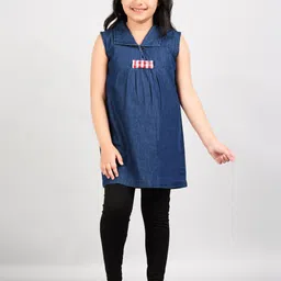 VYN Girls Denim Cotton Longline Top-picture-53