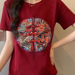 StyleCast Girls Red Graphic Printed Tshirt-image-44