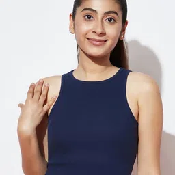 SPUNKIES Sleeveless Fitted Cotton Crop Top-image-100