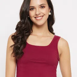 Hypernation Sleeveless Cotton Crop Tank Top-image-27