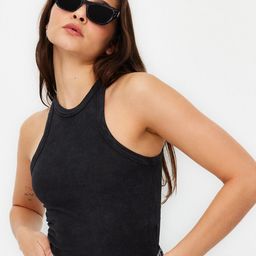 Trendyol Round Neck Ribbed Tank Top-picture-42