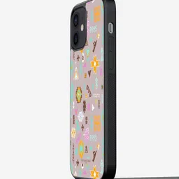 macmerise Quirky Printed iPhone 12 Bumper Case Cover-picture-3