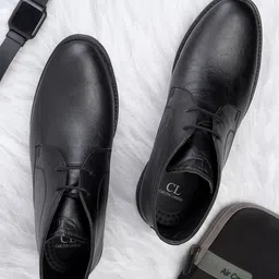 Carlton London Men Round-Toe Formal Derbys-image-67