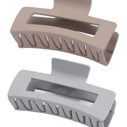 Xivir Set of 2 Rectangular Hair Claw Clips-8