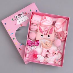 SYGA Girls Set Of 18 Embellished Bow Alligator Hair Clips-46