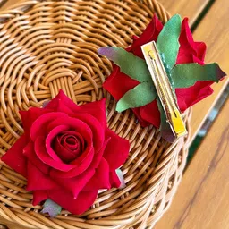 CHRONEX Set of Rose Flower Hair Clip-22