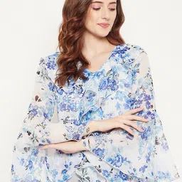 Bitterlime Floral Printed Top-image-22