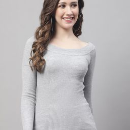 NoBarr Boat Neck Fitted Top-image-71