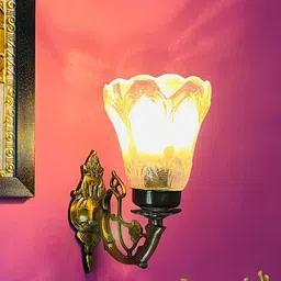 foziq Transparent Textured Glass Wall Lamp-image-79