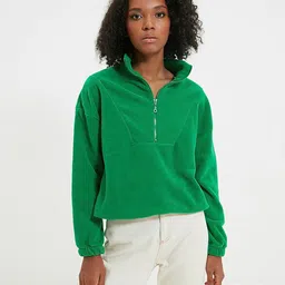 Trendyol Long Sleeves High Neck Pullover Sweatshirt-image-88