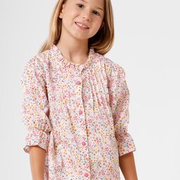 KATE & OSCAR Pink Floral Print Shirt Style Top-image-4
