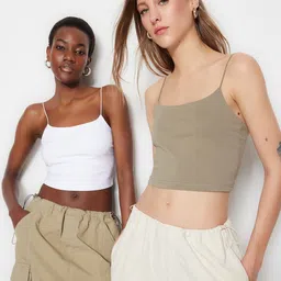 Trendyol Bralette Cotton Crop Top-image-12