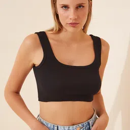 Happiness istanbul Pack Of 2 Cotton Bralette Top-image-52
