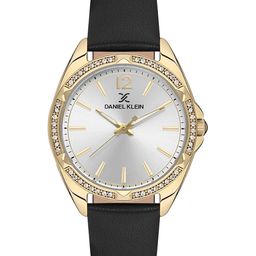 Daniel Klein Women Embellished Dial &  Leather Straps Analogue Watch DK.1.13485-3-picture-11