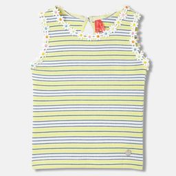 Blue Giraffe Girls Striped Top-image-94