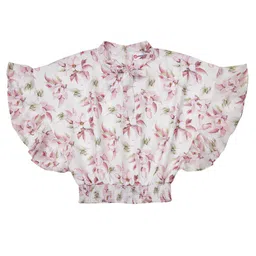 Peppermint Girls Floral Printed Top-image-73