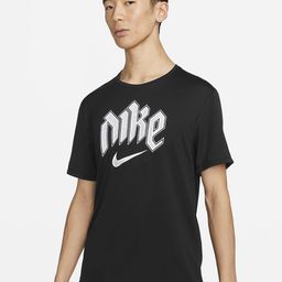Nike Brand Logo Printed Dri-Fit Run Division Miler Running T-Shirt-image-62