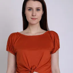 CHIMPAAANZEE Extended Sleeves Cut Out Detail Crop Top-image-54