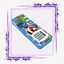 School Compaas Box Two Type Art Plastic Pencil Box-image-24