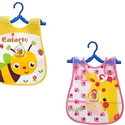 Cartoon Animal Adjustable Waterproof Reusable Plastic Silicone Baby girl & boys-image-52