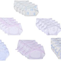 Newborn Hosiery cotton cloth nappies pack of 24pcs (multi)(0-3months)-28