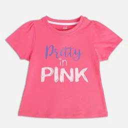 MINI KLUB Girls Typography Printed Cotton Top-picture-47