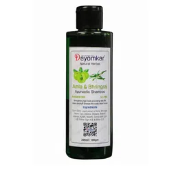 Deyomkar Set of 3 Herbal Amla Brinjraj Shampoo with Sandal Wood Soap And Lemon Honey Soap image 2