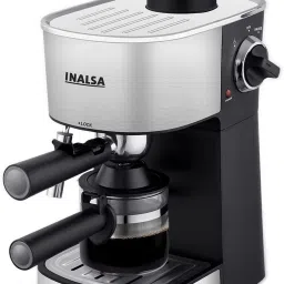 Bonjour Coffee Maker 800W (3in1- Espresso , Cappuccino & Latte)|4Bar Pressure 4 Cups Coffee Maker-image-1