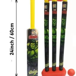 halo nation Kids Cricket Set Bat, Ball, Wicket, Bells- Garden Cricket Set 2-6Yr (20 inch)-picture-0
