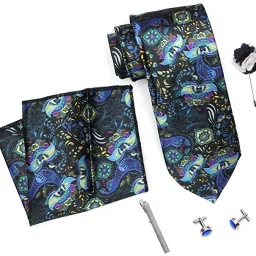 AXLON Silk Cufflink & Tie Pin Set-image-60