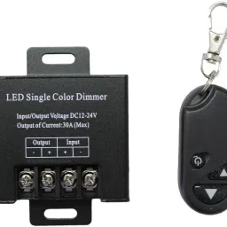 RF Wireless Remote DC 12V 24V 30A Adjustable Dimmer Switch Control LED 30 A Toggle Dimmer-2