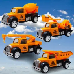 Toy Auto World Construction Die-Cast Vehicle Set 1.55 Scale | Pack of 4-image-81