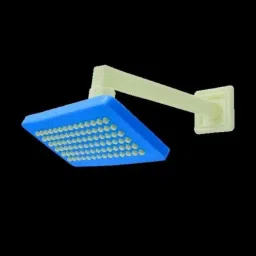 3"x6" Inch Blue PVC Feny Shower with 9"Inch PVC Shower Arm (Set of 1) Fixed Mount-image-73