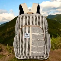 Small 5 L Laptop Backpack Hemp Backpack for Girls | Travel Backpack for Men's Women-image-47