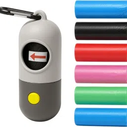 Baby Nappy Garbage Bag with LED Torch Diaper Bag Dispenser-image-57