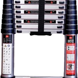 FREIHEIT 4.4m (14.5 feet) Portable Telescopic Ladder Aluminium Ladder-image-65