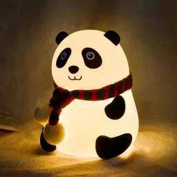 SILICONE PANDA NIGHT LAMP for Bedroom with Touch Gesture 7 Color Changing_p178 Night Lamp-image-14