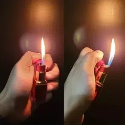 Butane Gas System And Adjustable Flame Beretta Gun Copper myfirstdot Pocket Lighter-image-16