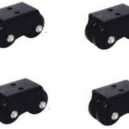 4 WHEEL CASTER NON MOVABLE BLACK Appliance Furniture Caster-18