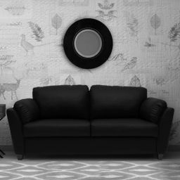 casacraft from pepperfry Montero 3 Seater Sofa In Black Colour-picture-29