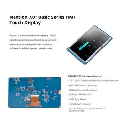 Nextion BASIC NX8048T070 7.0″ HMI TFT LCD Touch Display image 3