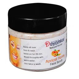 Deyomkar Set of 3 Herbal Apricot Honey Scrub with Rose Soap And Lemon Honey Soap image 2
