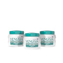 Dr. Reddy's Venusia Max Intensive Moisturizing Cream | Dermatologist Recommended for Dry to Very Dry Skin | Clinically proven for up to 24 hrs. Moisturization | For Face & Body | Cocoa Butter, Mango Butter & Aloe Butter | 100 g (Pack of 3) image 1